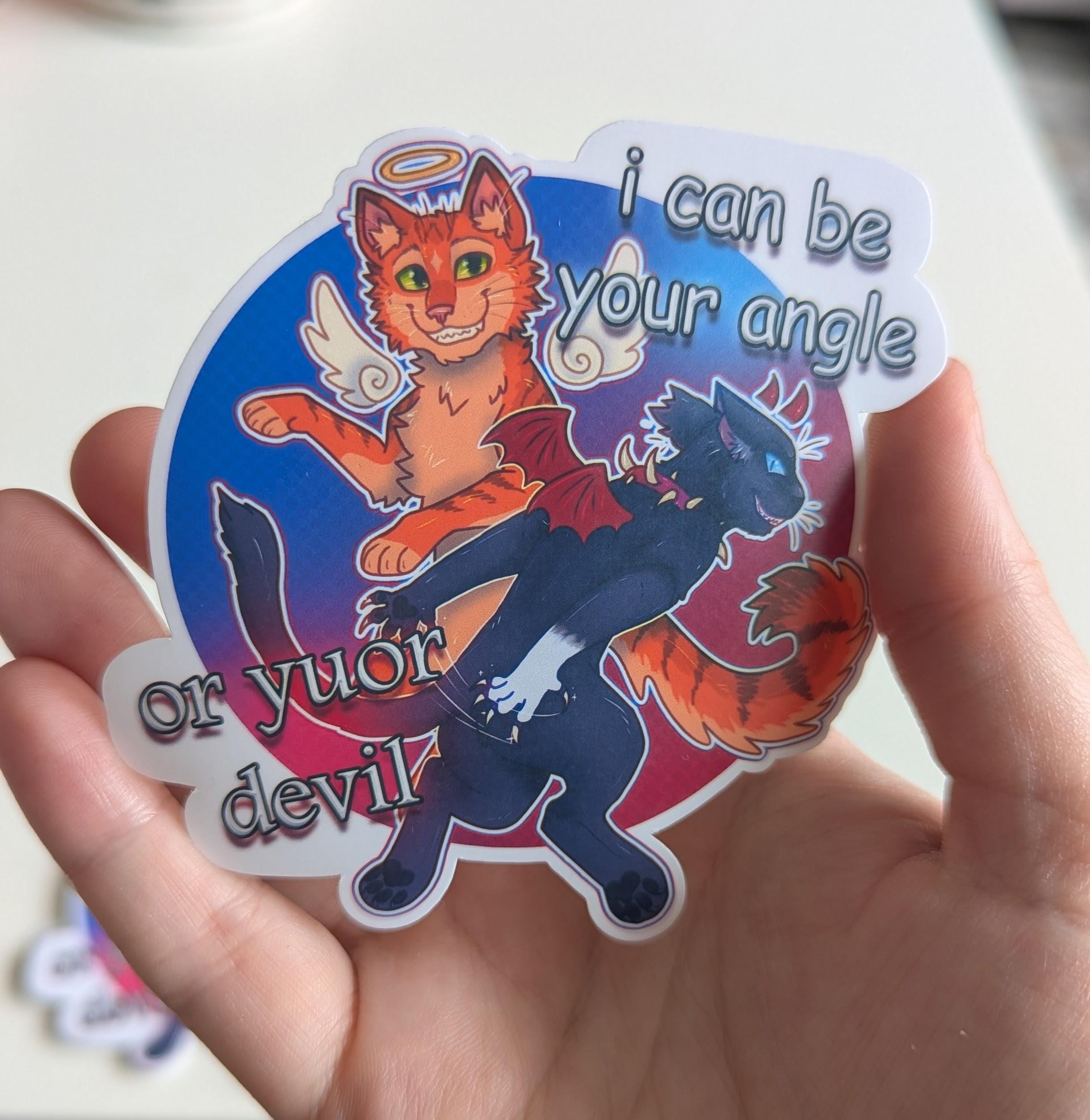 Firestar and Scourge [meme Sticker] - Etsy