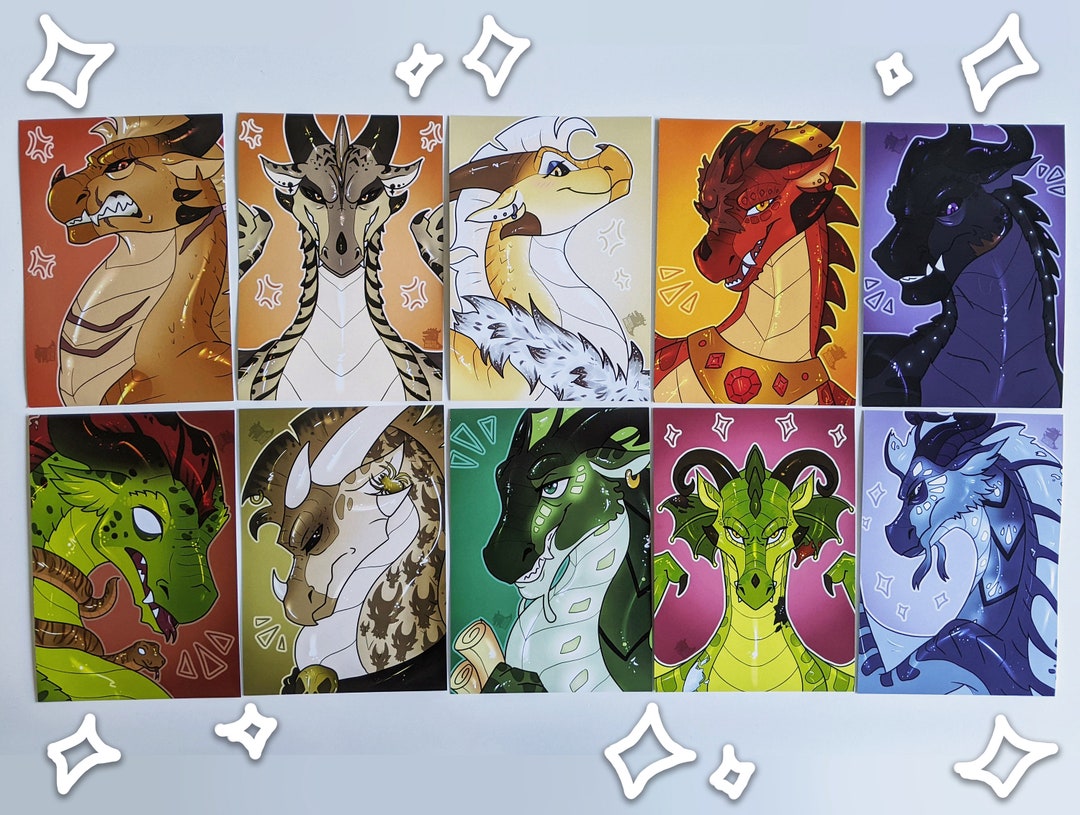 Wof Villains Portraits A5 Prints - Etsy