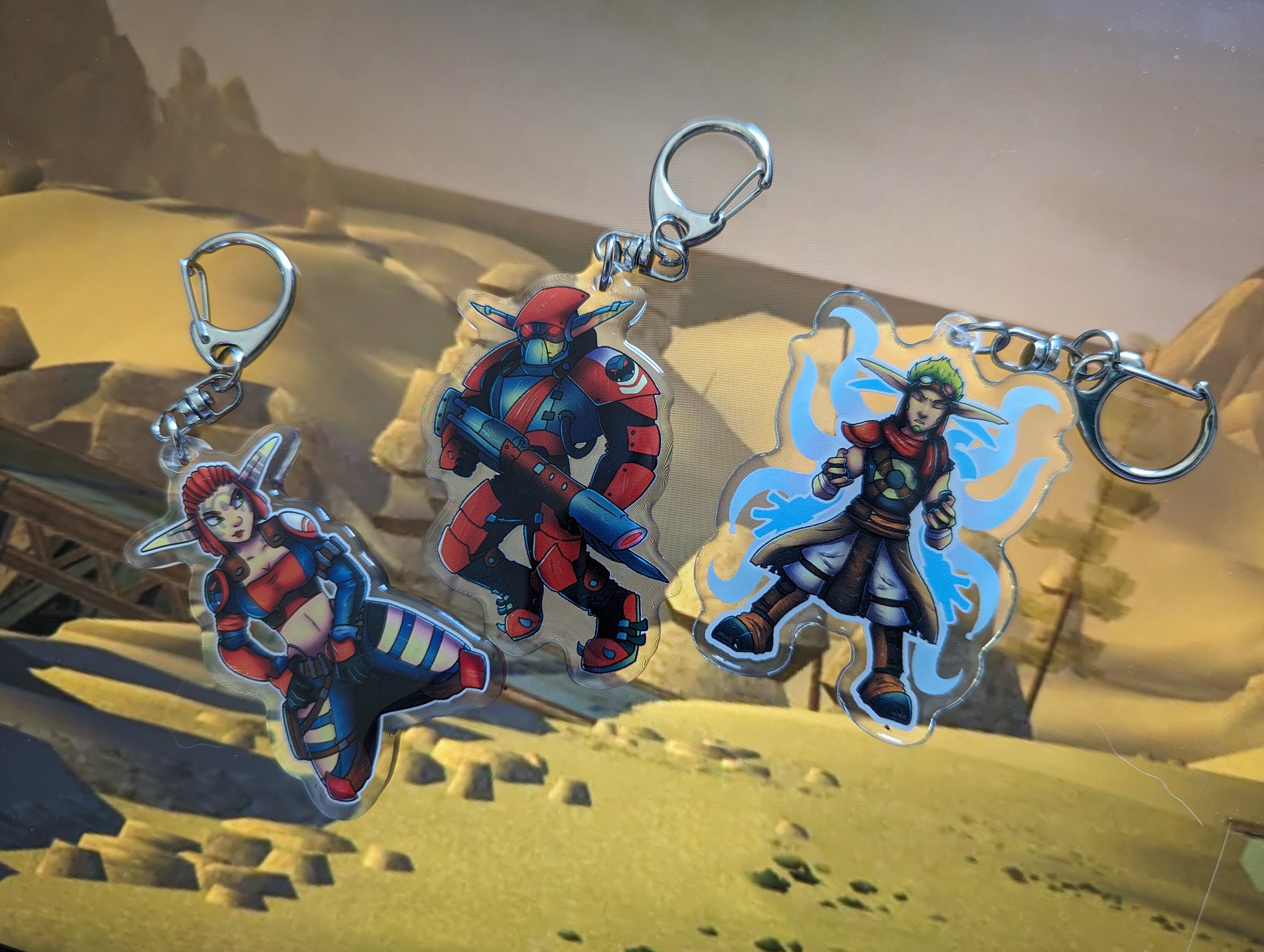 Light Jak, Ashelin and Krimson Guard [acrylic Keychains] - Etsy