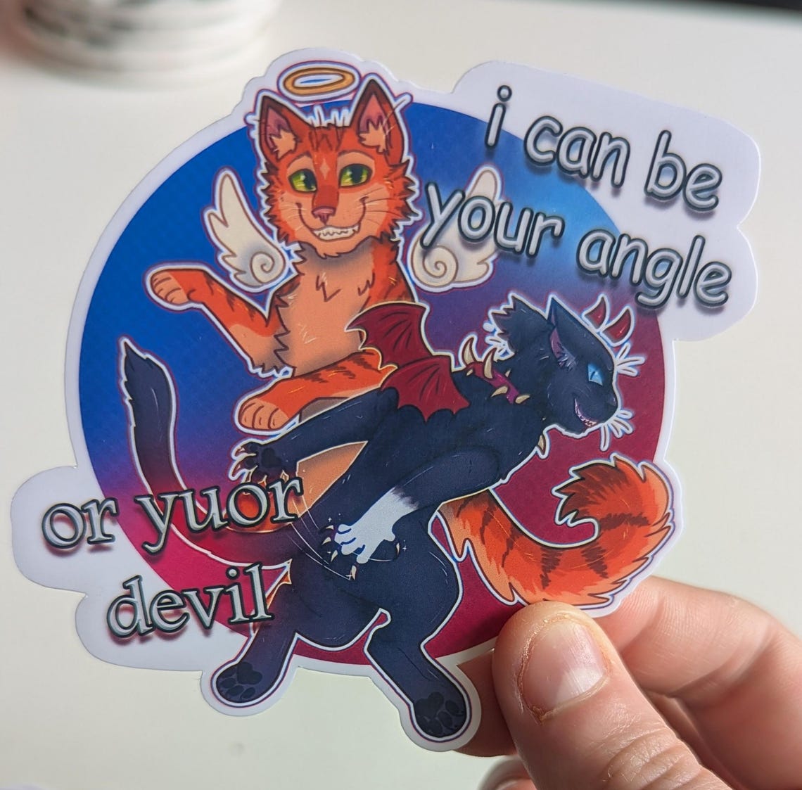 Firestar and Scourge [meme Sticker] - Etsy