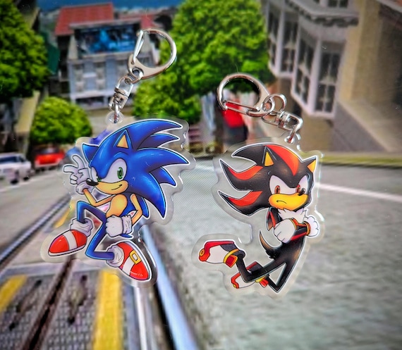 ソニック＆シャドウ [ アクリルキーホルダー ] - Etsy 日本
