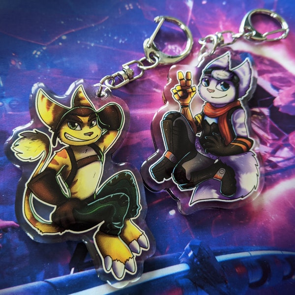 Ratchet and Rivet [ Acrylic Keychains ]