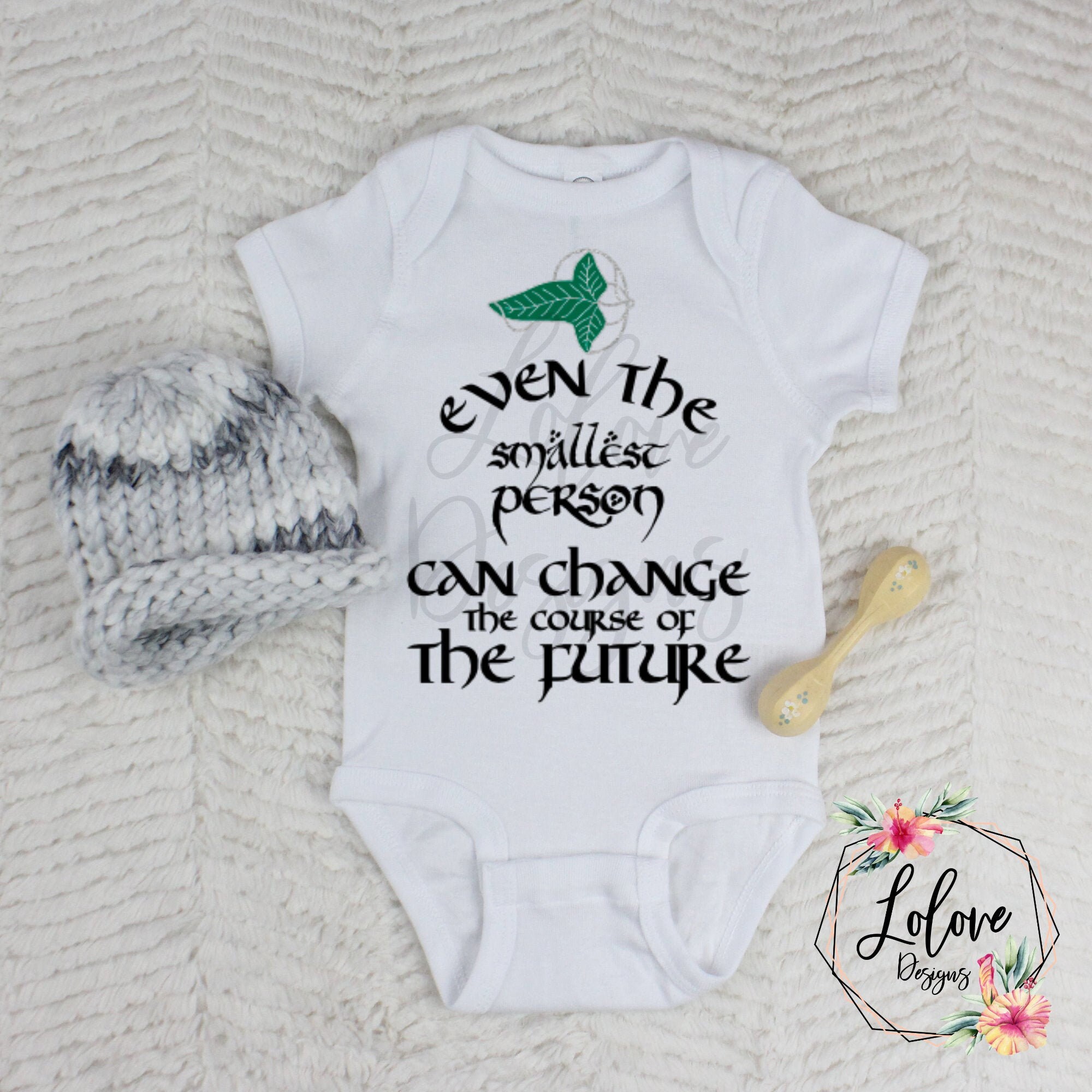 Lord of the Rings inspired baby bodysuit - New Dad gift / Baby boy coming home outfit / Baby girl coming home outfit / Hobbit bodysuit