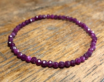 Natural ruby bracelet!