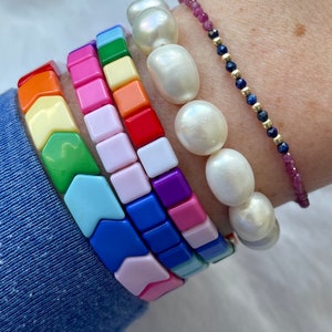 Ruby, lapis lazuli and gold bracelet!
