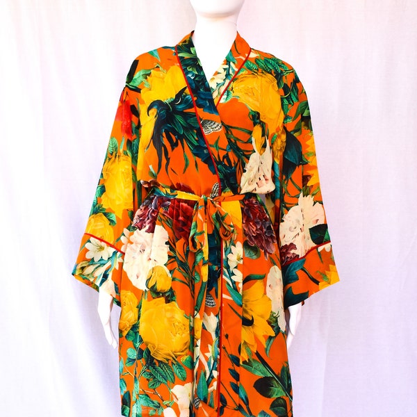 Thelma Short Silk Crepe Robe (Included in 2 For 1 Deal)