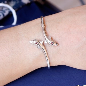 KABANA イルカモチーフ バングル 14K シルバー
