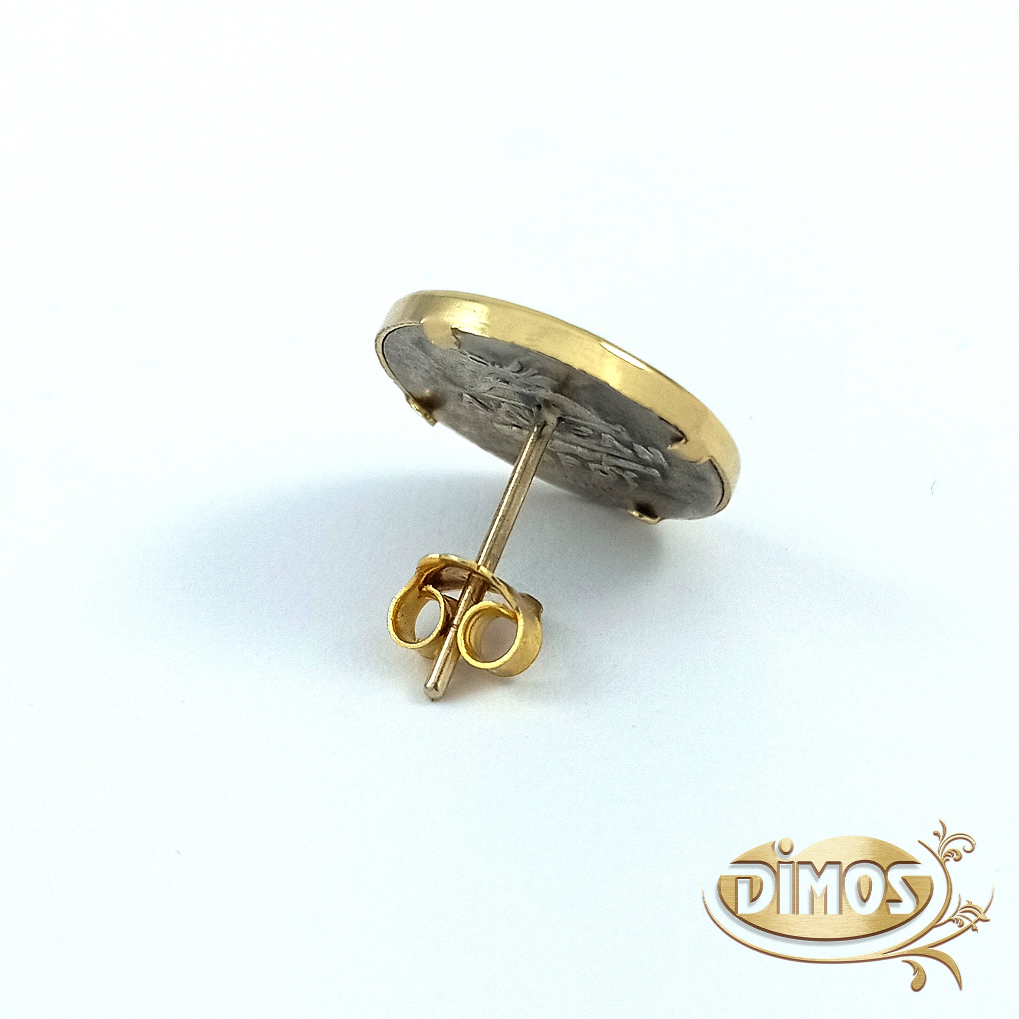 【呪物】神話女神「アテナ」の宿るピアス アテナイヤリング、ギリシャの女神イヤリング、リーフイヤリング