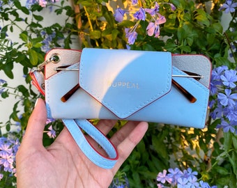 Sunglasses Case with Wrist Strap | Vegan Leather Glasses Holder