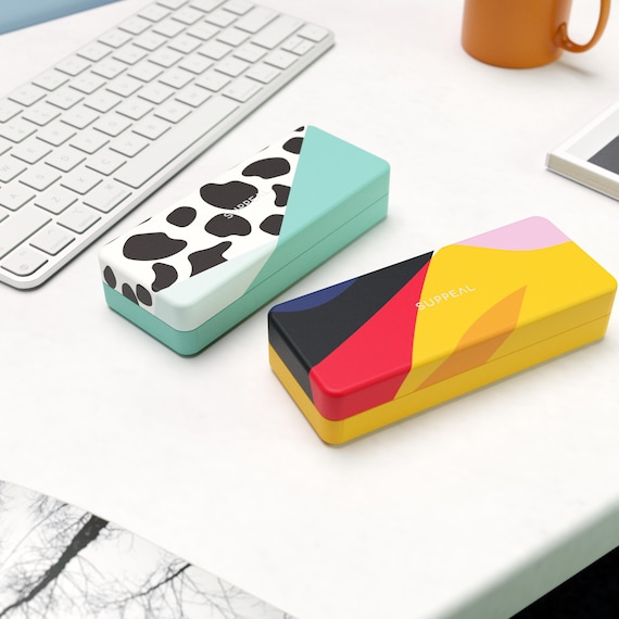 Buntes Hartschalen Brillenetui | Perfekte Geschenkidee