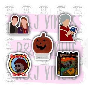 Halloweentown inspired stickers