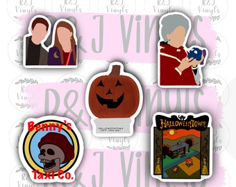 Stickers inspirés de la ville d'Halloween