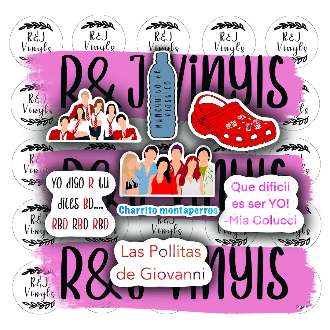 RBD Rebelde Sticker Pack - Etsy