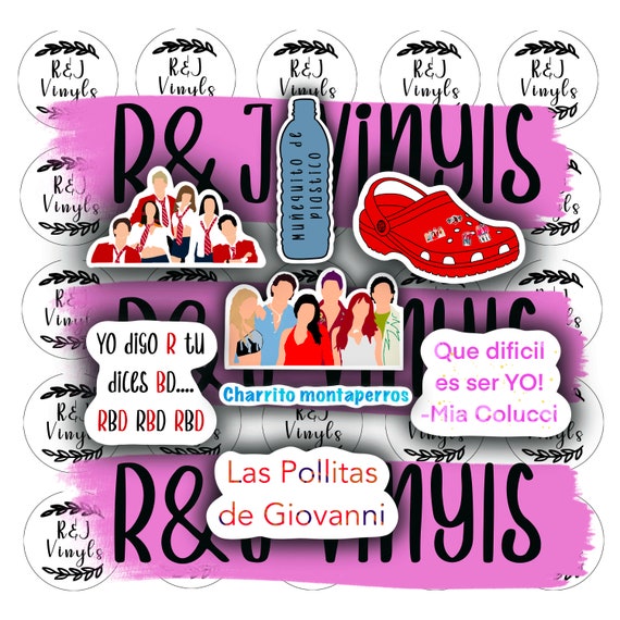 RBD Rebelde Sticker Pack Etsy