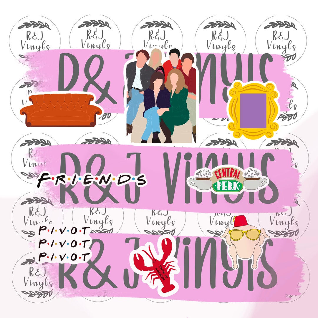 Friends Sticker Customizable Friends (inspired) Sticker - Etsy