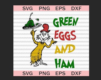 Green Eggs And Ham Svg Etsy