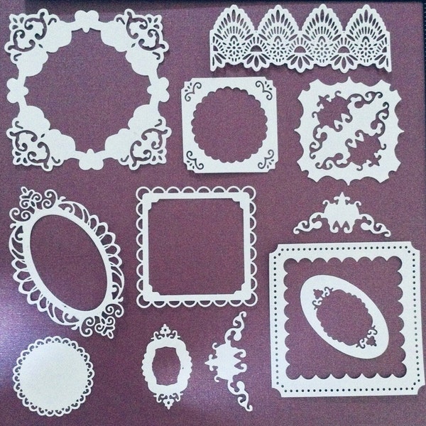 Photo Frame Die Etsy