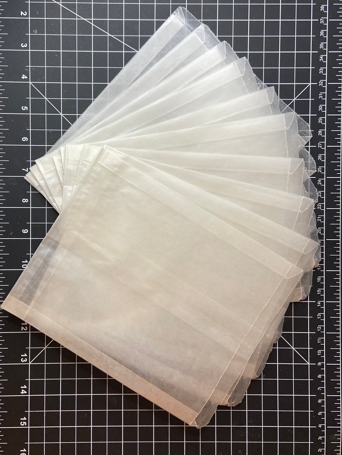 Waxed Glassine Bag 6 X 7.5 Inches 10 20 30 Bags Etsy