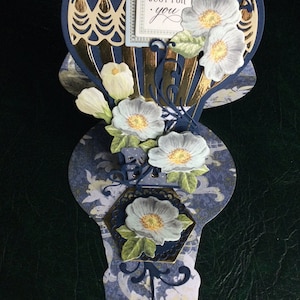 3D &quot;Hot Air Balloon&quot; Easel &quot;Just For You&quot; Card * Handmade Card * Stand up Card *