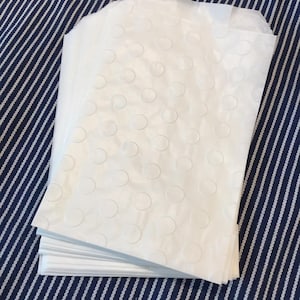 Embossed Glassine Favor Bags, Assorted Designs, Set of 20