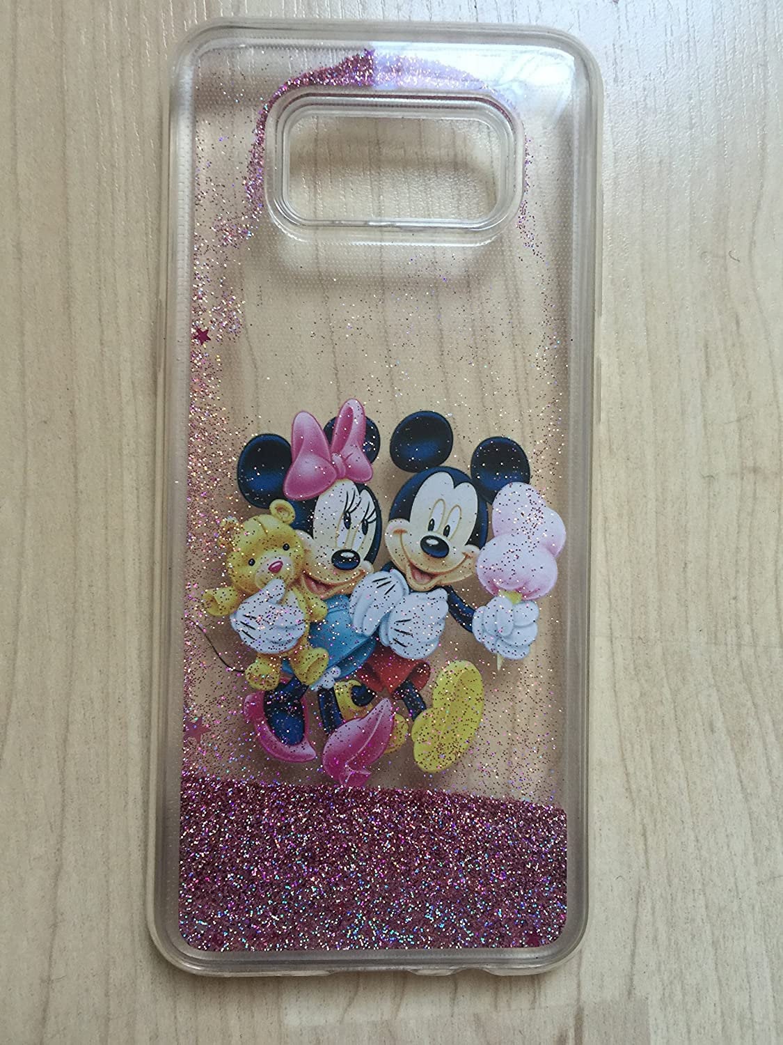 Mickey Minnie Mouse Glitter Quicksand Case for Samsung Galaxy S8