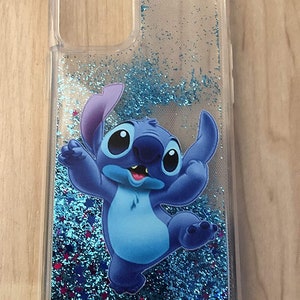 Stitch Liquid Quicksand Case for iPhone 11 Pro Max, 11 Pro, 11 , 6 , 7 , 8  , XS , XS Max  (Ship from NY)