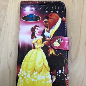 Beauty And The Beast Leather Flip Stand Case Wallet para iPhone 11, iPhone 11 Pro, iPhone 11 Pro Max- Enviar desde NY