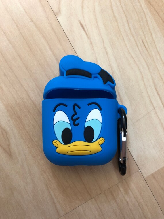 Alice In Wonderland Airpod Case Donald Duck Silicone Airpods