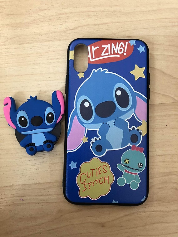 Stitch Stand Holder Case for iPhone X/XS Ship From NY