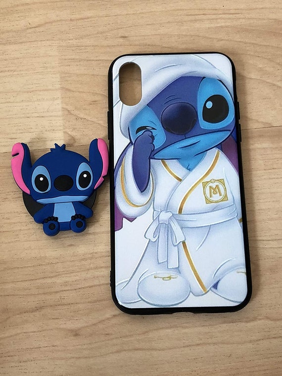 Stitch Stand Holder Case for iPhone X/XS Ship From NY