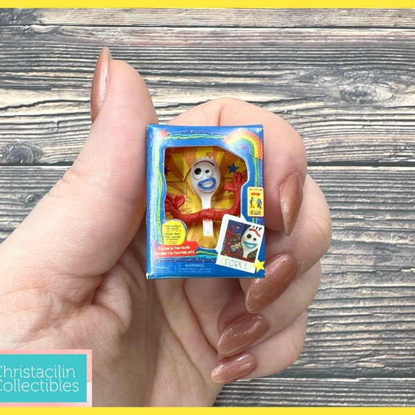 Mini Figure | Tiny “Forky” from Toy Story Movie Replica Doll by Disney