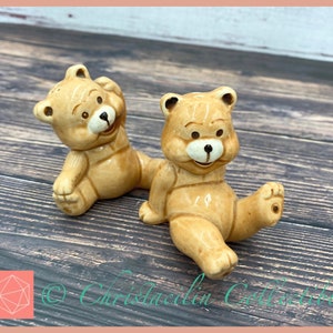 Vintage Shakers | Playful Teddy Bears Salt and Pepper Set
