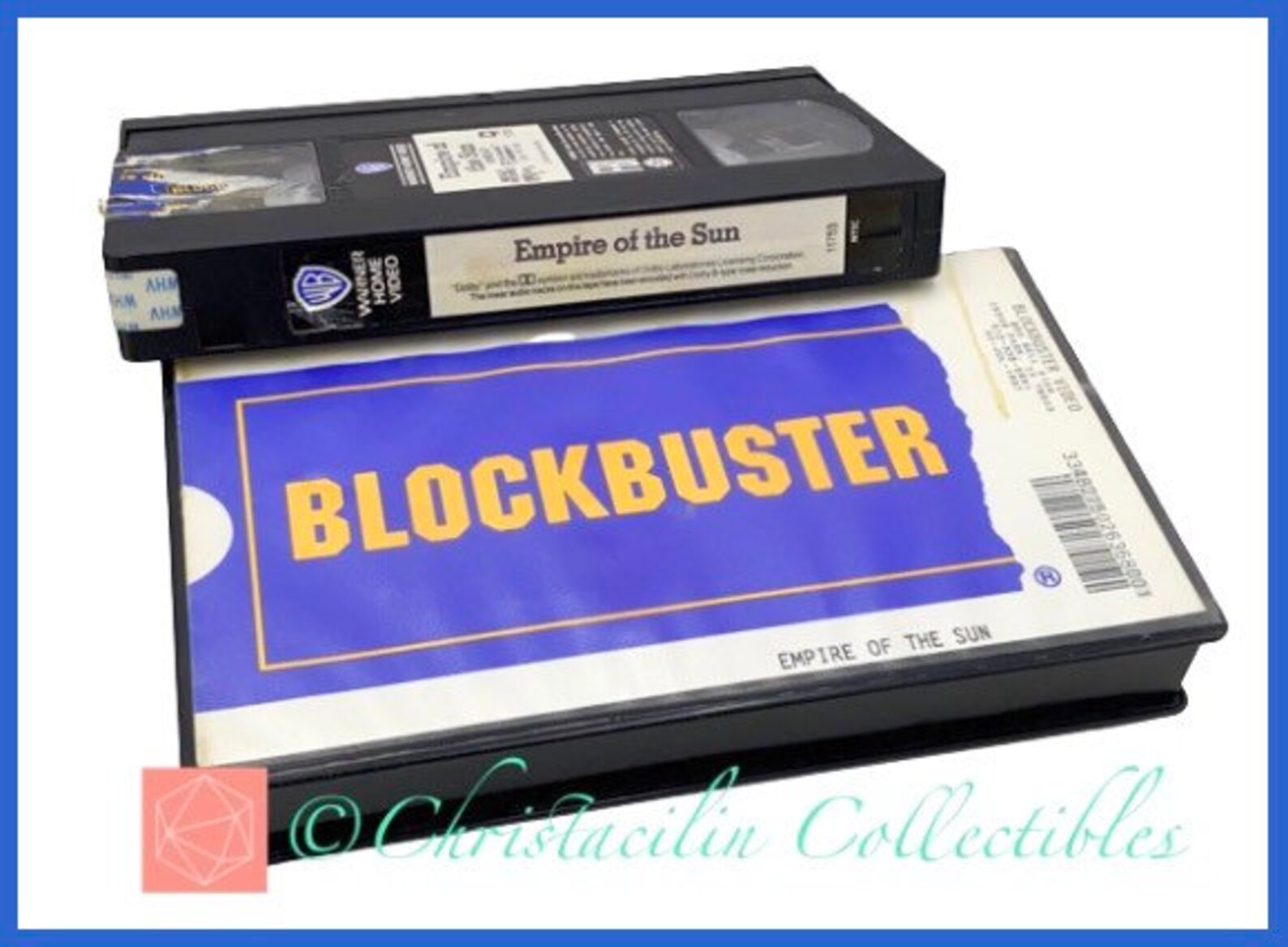Vintage VHS 1997 Blockbuster Hard Case Empire of the Etsy