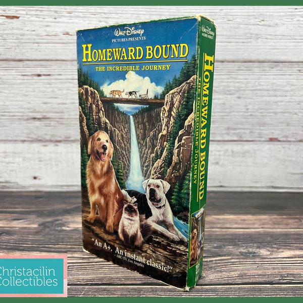 Vintage Movie | 1993 “Homeward Bound: The Incredible Journey” Original Release VHS Tape