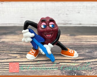 Vintage Toy | 1988 Guitar Playing California Raisin Figurine
