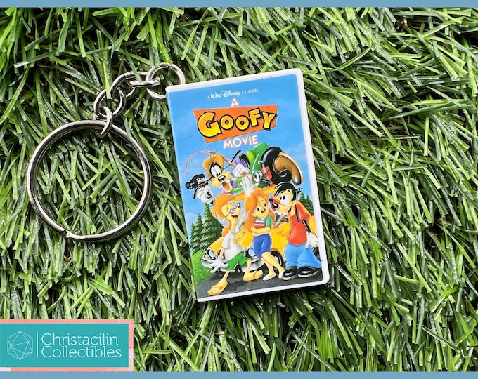 Vintage Keychain Tiny Mini a Goofy Movie VHS Tape Replica by Disney Etsy
