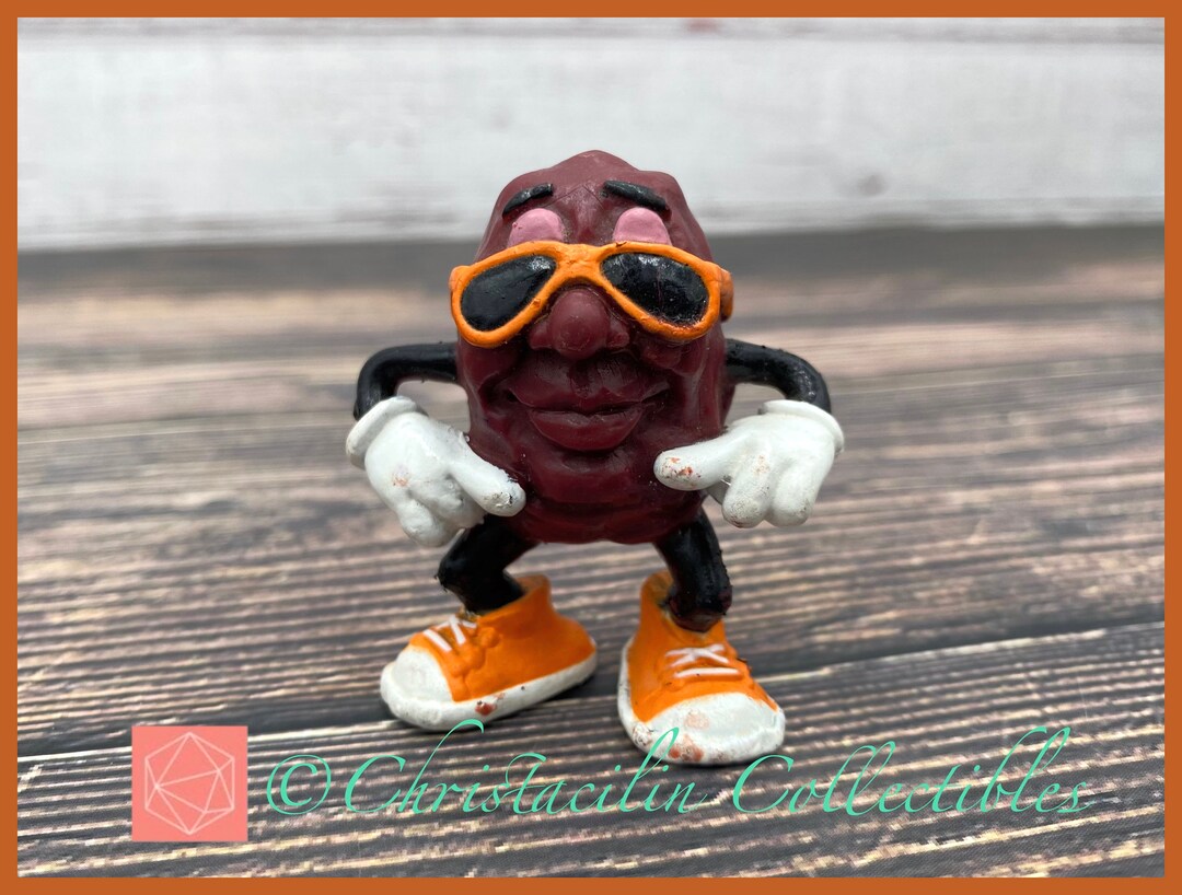 Vintage Toy 1987 Dancing California Raisin Figurine Etsy