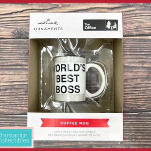 Fandom Ornament | “World’s Best Boss” Mug Dunder Mifflin The Office by Hallmark