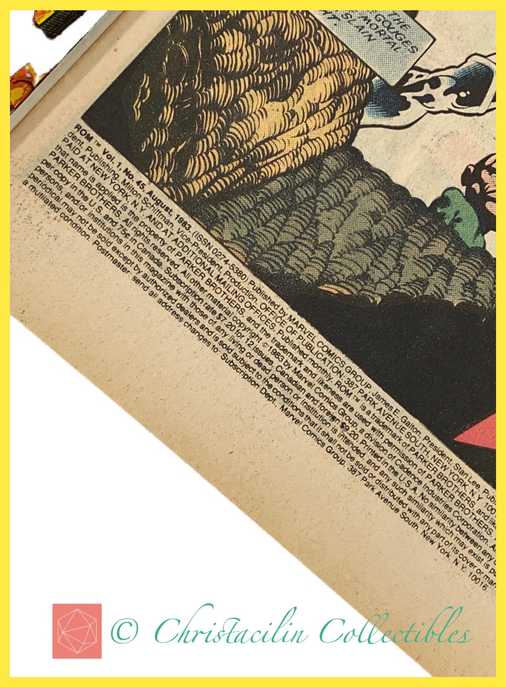 Vintage Comic | August 1983 ROM the Dead Zone - Vol 1 - No. 45 - ISSN ...