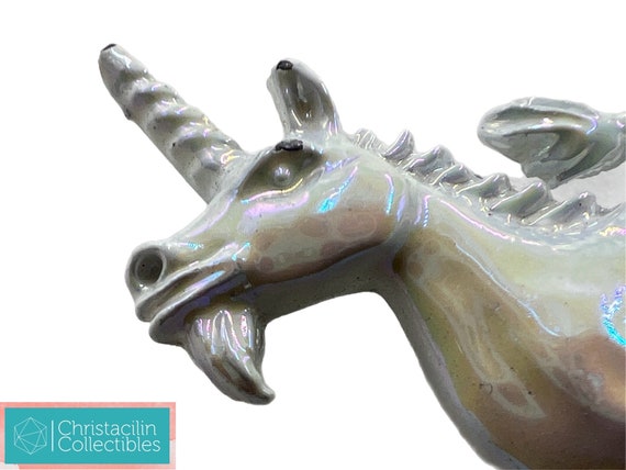 Vintage Jewelry | Iridescent Unicorn Lapel Pin Br… - image 3