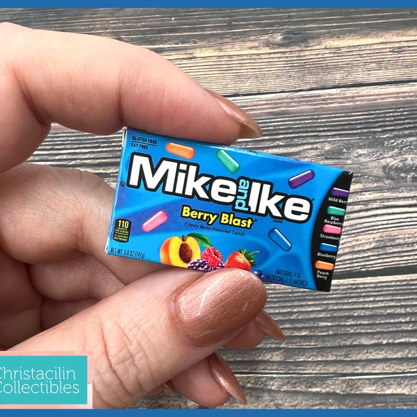 Mini Things | Tiny Mike and Ike Movie Theatre Candy Box for Dollhouse or Crafting Projects