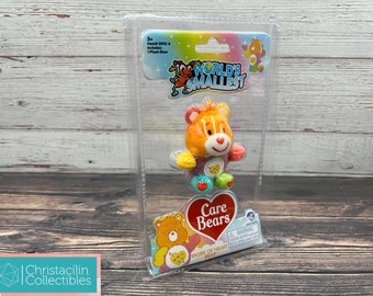 Retro Toy | World's Smallest “Work of Heart Bear” Care Bear Stuffed Plush for Dollhouse or Crafting Projects
