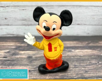 Vintage Toy | 1960s Mickey Mouse Squeak Figure by Walt Disney Productions
