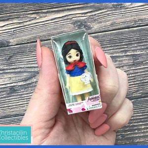 Mini Figure | Tiny “Snow White” Replica Doll from Snow White and the Seven Dwarves by Disney for Dollhouse or Crafting Projects