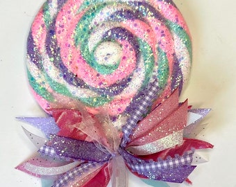Fake Candyland Lollipops, candyland decor, candyland Christmas, fake lollipops