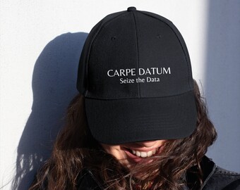 Carpe Datum Hat: Seize the Data, Data Analyst Gift
