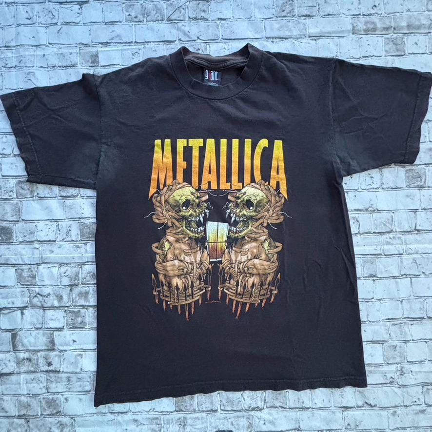 Y2k Metallica Tee - Etsy