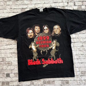 Black Sabbath 90s Vintage Tour Shirt (XL)