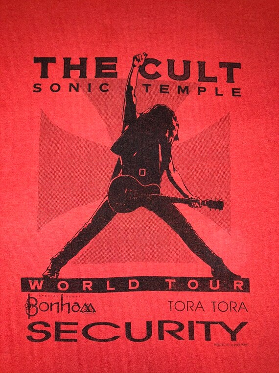 VTG The Cult Security/Crew T-Shirt. 1989. VERY RA… - image 2