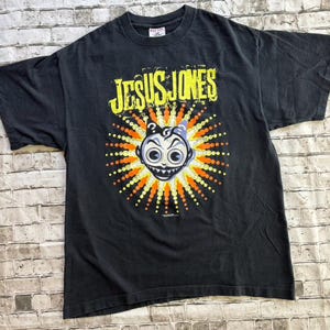 90s　ビンテージ　USA　ジーザスジョーンズ　JESUS JONES　Tシャツ 90年代 90s ジーザスジョーンズ アメリカ製 バンT ミュージック 音楽